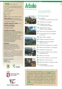 Sumario de la Revista Arbolio